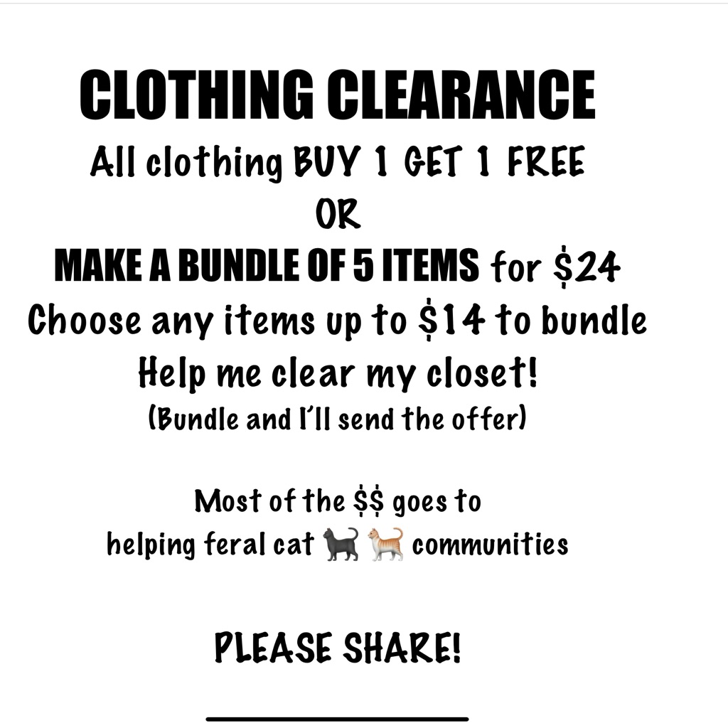 Clothing Clearance Sale